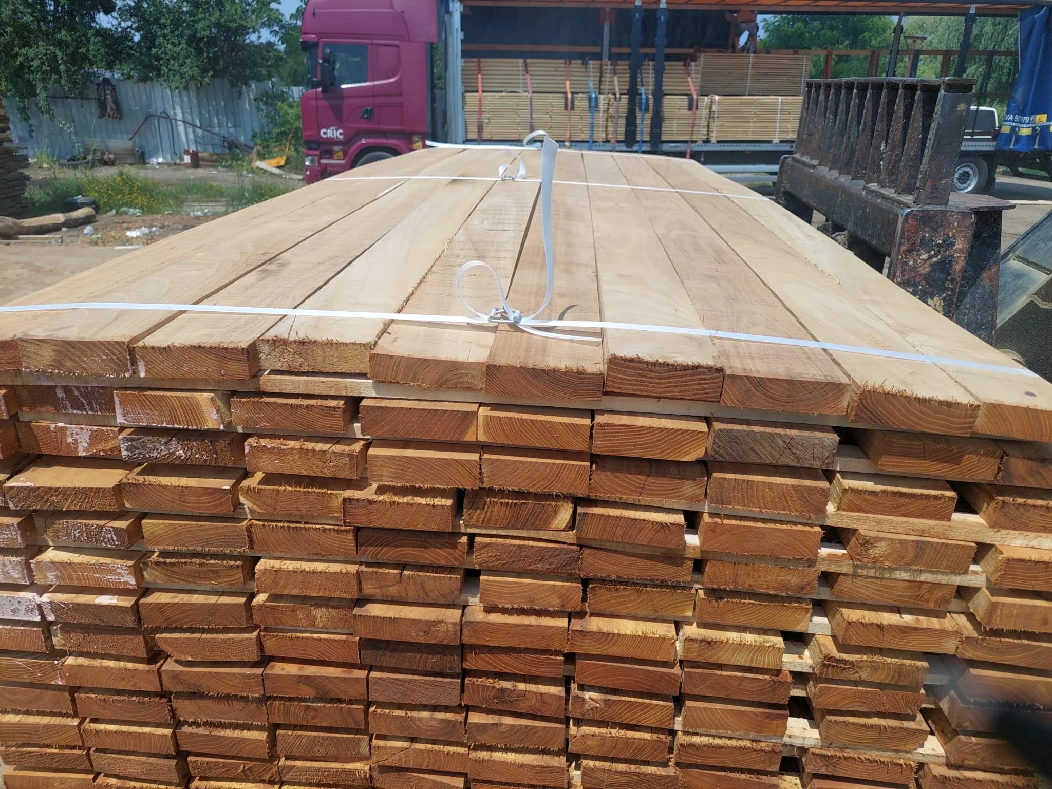 Robinia Sawn Timber Fixed Width 6