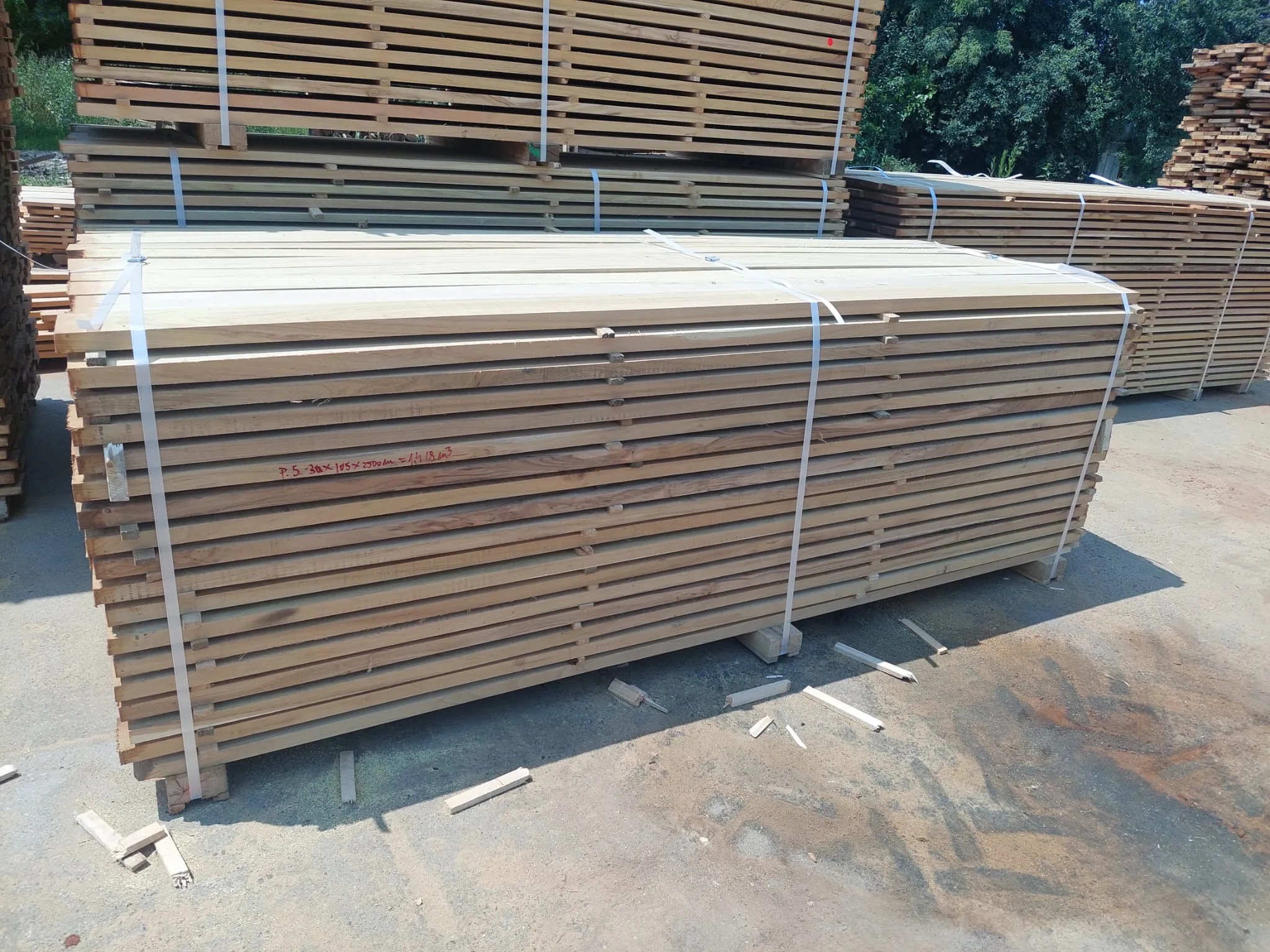 Robinia Sawn Timber Fixed Width 3