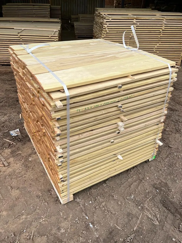Robinia Sawn Timber Planed 2 Sides Untrimmed 12