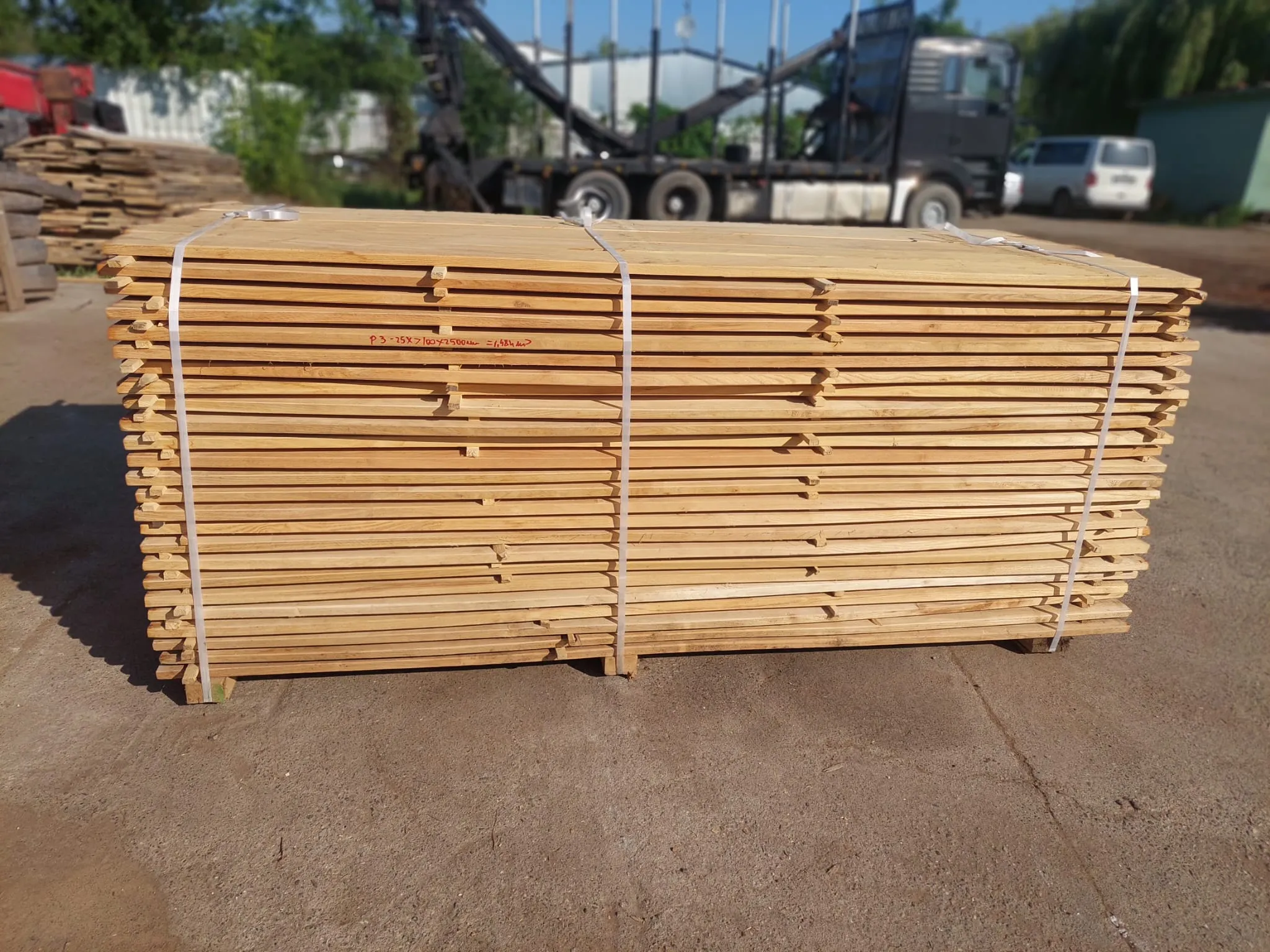 Robinia Sawn Timber Planed 2 Sides Untrimmed 1