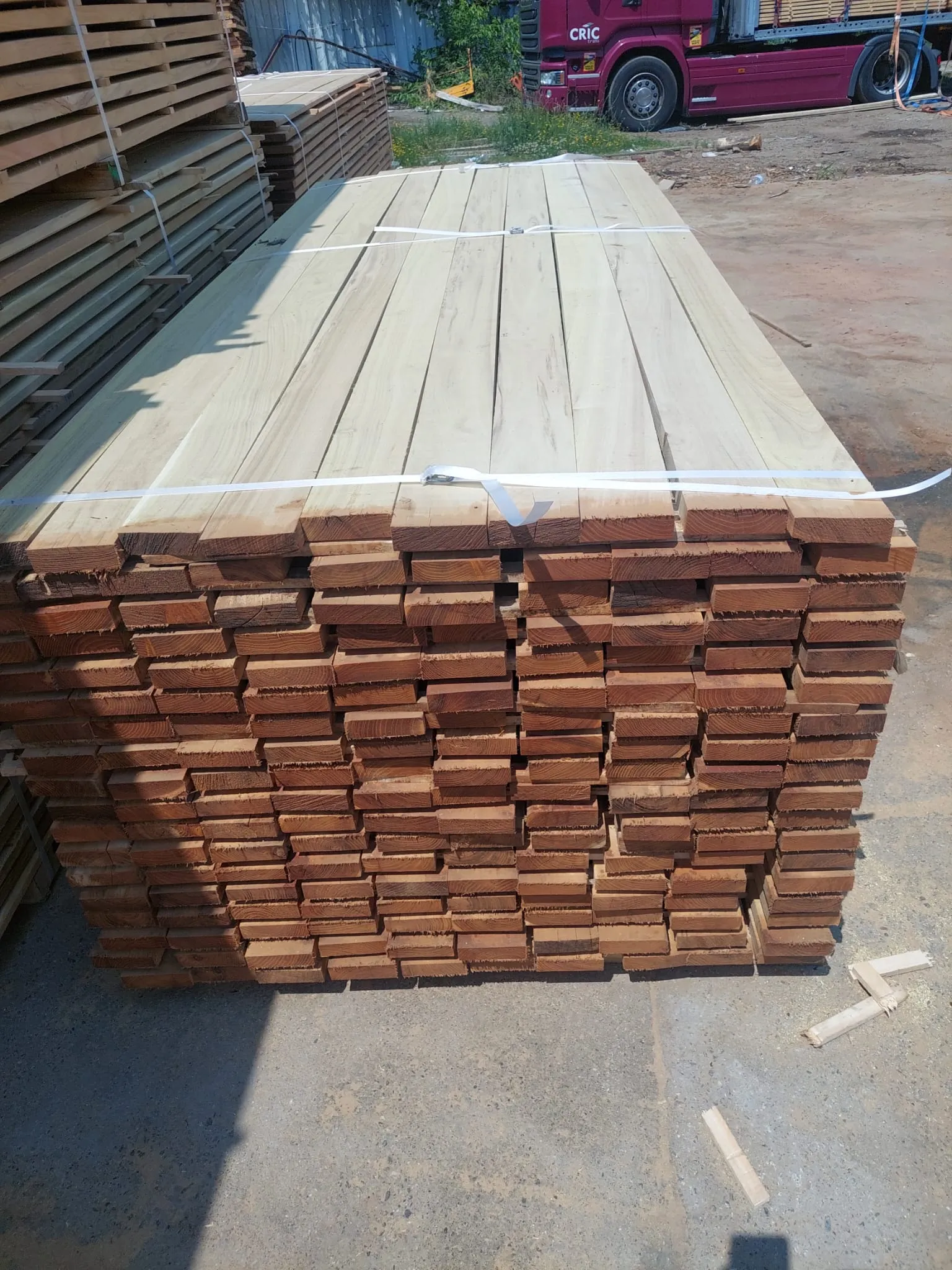 Robinia Sawn Timber Fixed Width 1